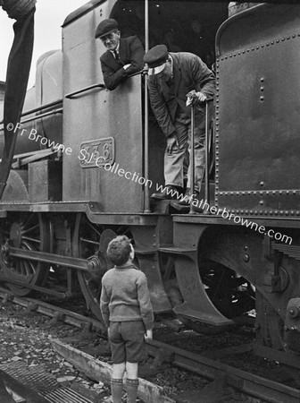 ENGINE DRIVER TALKS WITH SMALL BOY
